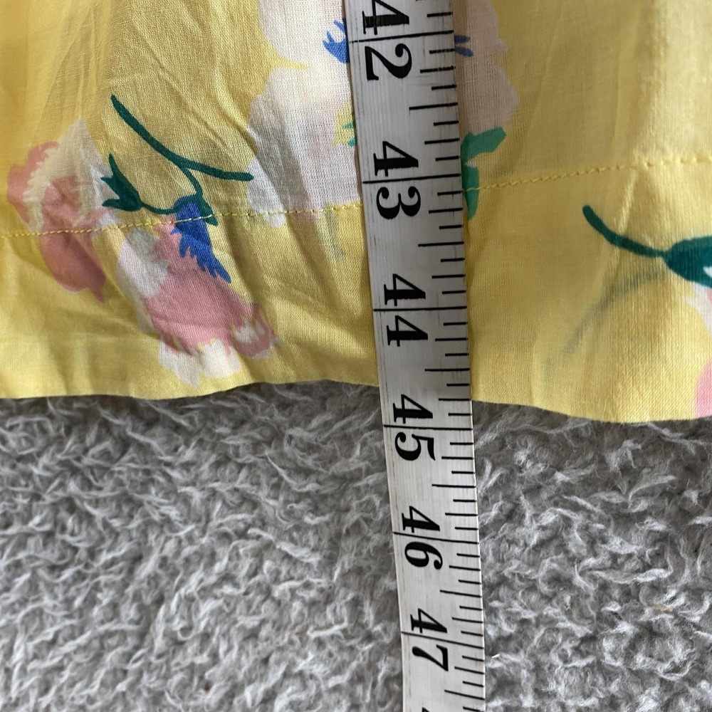 ModCloth X Emilyandfin Dress Womens 3X Yellow Babydoll Floral Fit Flare Midi - Picture 11 of 16